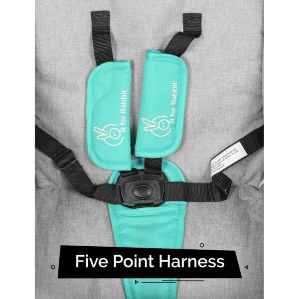 R For Rabbit – Sugar Pop Stroller (Green Grey) - Image 3