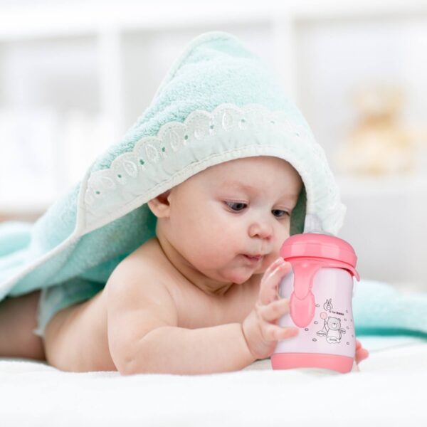 R For Rabbit – Steebo Teddy SS Feeding Bottle 210 ML  (Pink) - Image 8