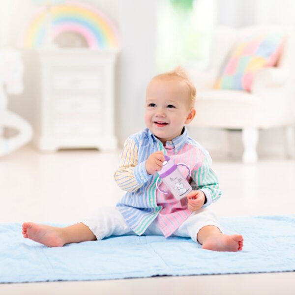 R For Rabbit –  Steebo Elephant SS Feeding Bottle 300 ML (Purple) - Image 8