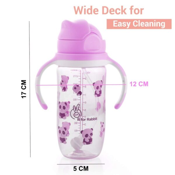 R For Rabbit – Bubble Sipper Bottle (Pink) - Image 7