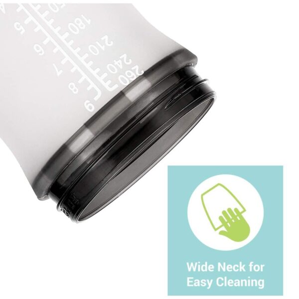 R For Rabbit – First Feed Silicon 260 ml Silicon Feeding Bottle (Pink) - Image 6