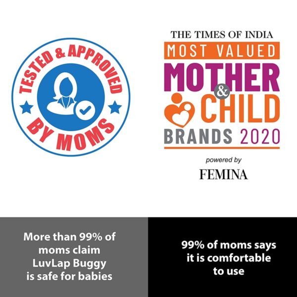 Tutti Frutti Baby Stroller Buggy (Orange) - Image 6