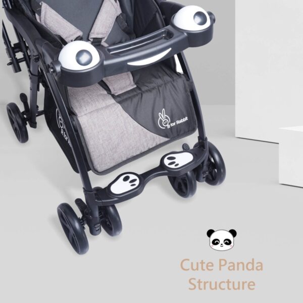 R For Rabbit –Cutie Pie Stroller  (Coffee Black) - Image 8