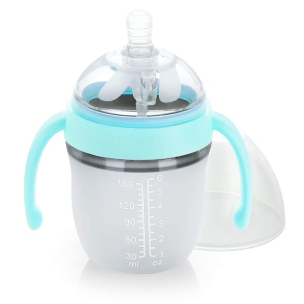 R For Rabbit – First Feed Silicon 160 ml Silicon Feeding Bottle (Blue) - Image 8