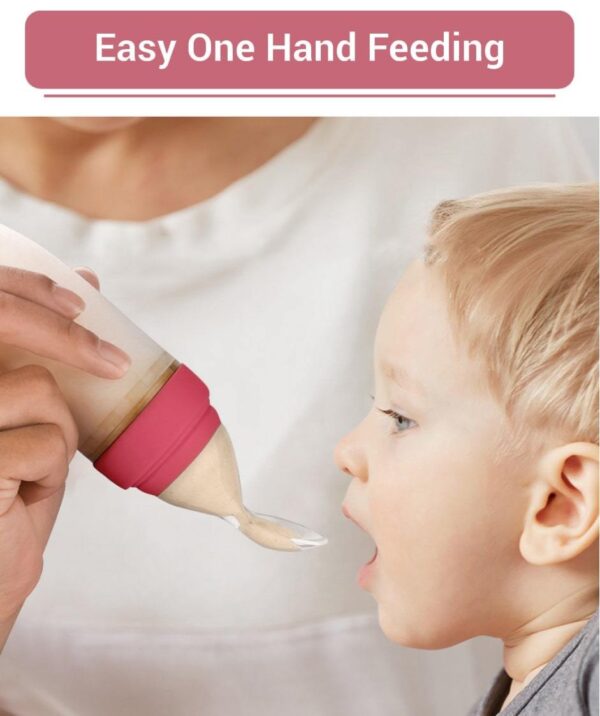 R For Rabbit – Silicone Feeding Bottle Spoon (Red) - Image 7