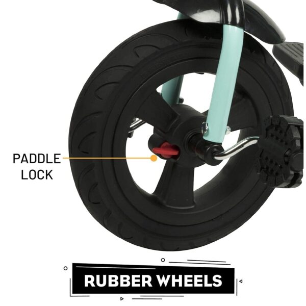 R For Rabbit – Tiny Toes Grand Tricycle (Lake Blue) - Image 8