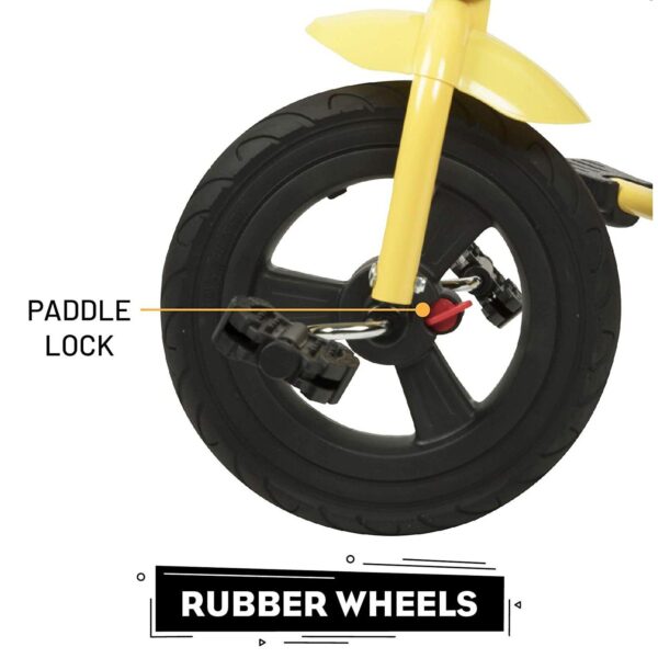 R For Rabbit – Tiny Toes Grand Tricycle (Yellow) - Image 8
