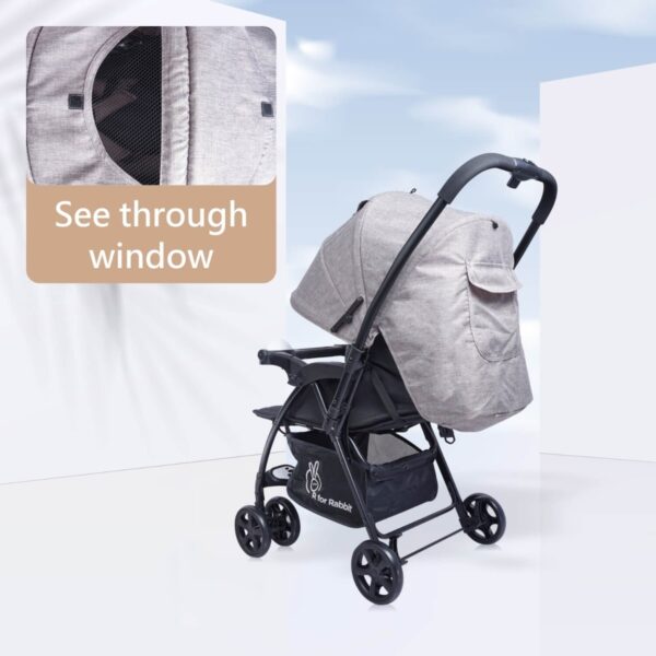 R For Rabbit –Cutie Pie Stroller  (Coffee Black) - Image 9