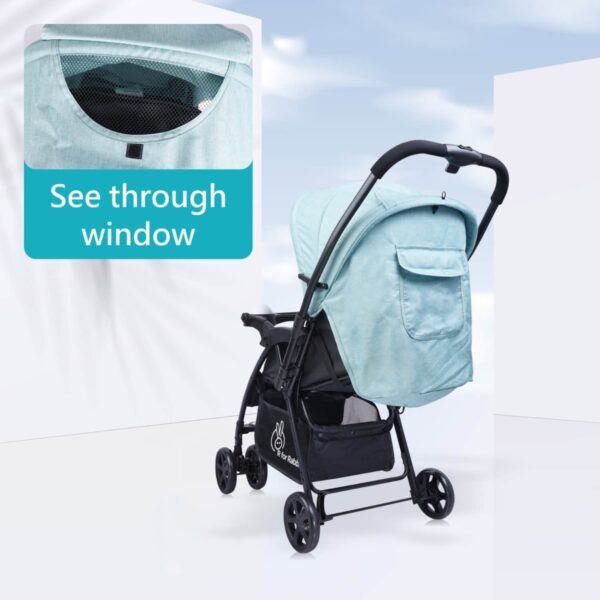 R For Rabbit –Cutie Pie Stroller  ((Green Black) - Image 9