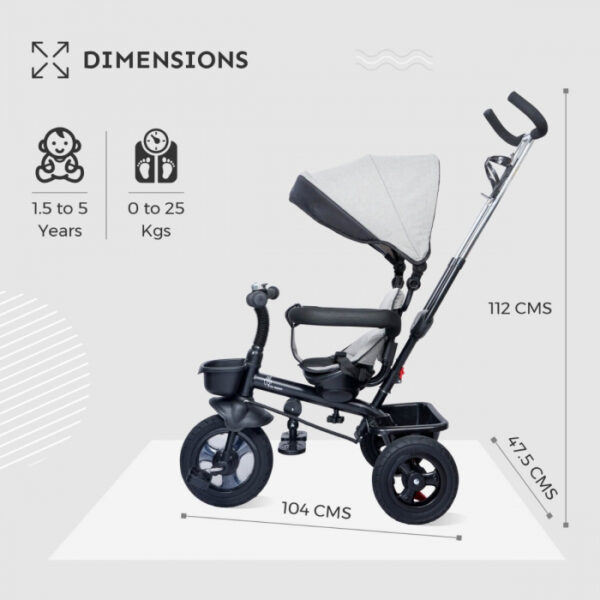 R For Rabbit –Tiny Toes Sportz Plus (Light Grey) - Image 8