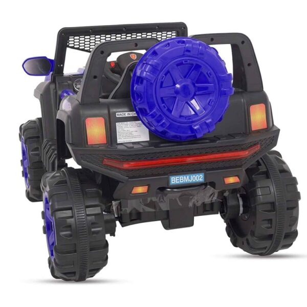 PKQ-6500 Battery Operated Ride on Jeep for Kids 1-6 Years with Safety Belt (Blue) - Image 7