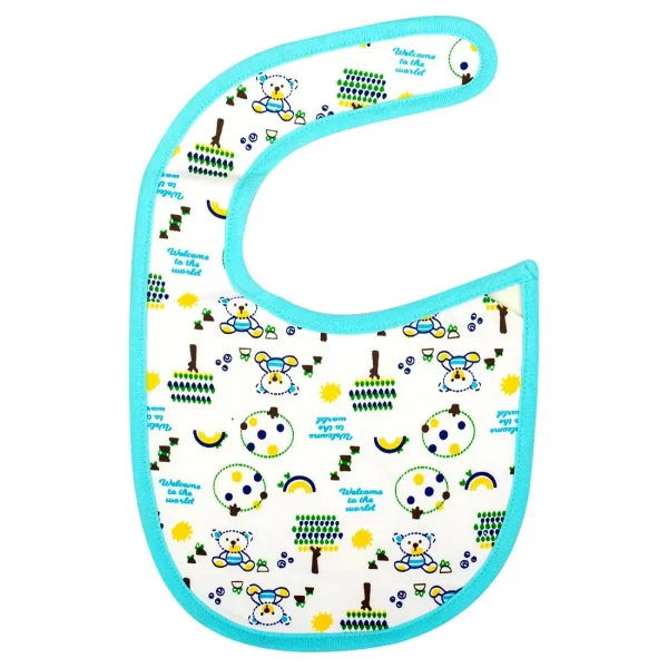 Mee Mee Absorbent Weaning Bibs (Blue, Pack Of 3) - Image 8