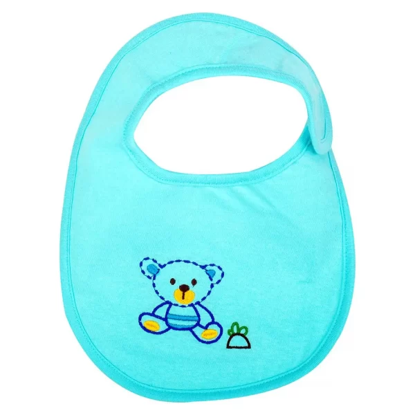 Mee Mee Absorbent Weaning Bibs (Blue, Pack Of 3) - Image 2