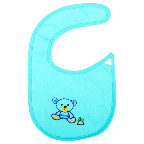 Mee Mee Absorbent Weaning Bibs (Blue, Pack Of 3) - Image 4