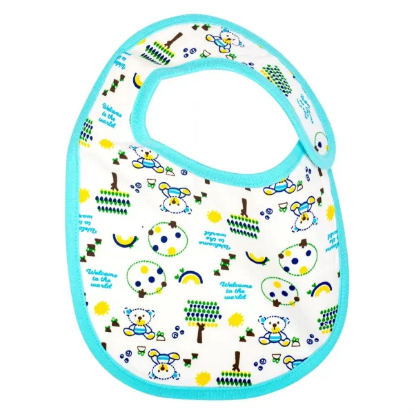 Mee Mee Absorbent Weaning Bibs (Blue, Pack Of 3) - Image 7