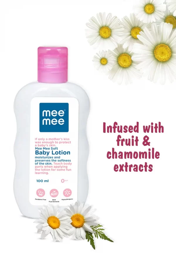 Mee Mee Soft Moisturising Baby Lotion With Fruit Extracts, 100 ml - Image 3
