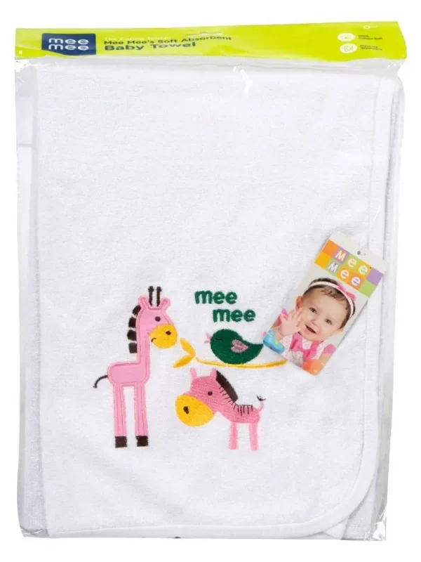 White Solid Towel - Image 5