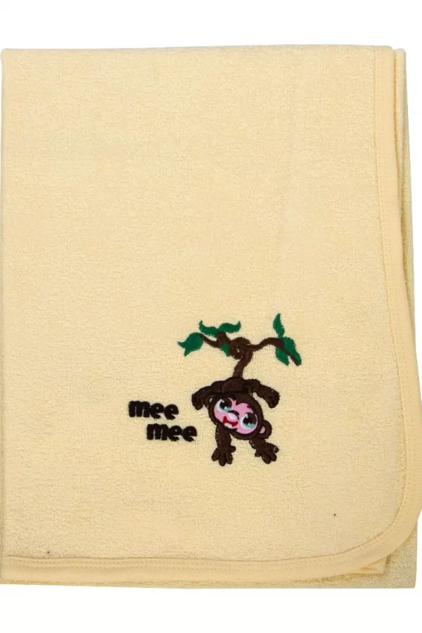 Beige Solid Towel