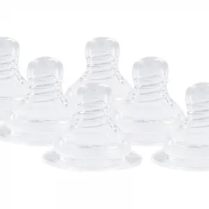 Mee Mee Anti-Colic Easy Flo Silicone Teat (Large, Pack Of 3)