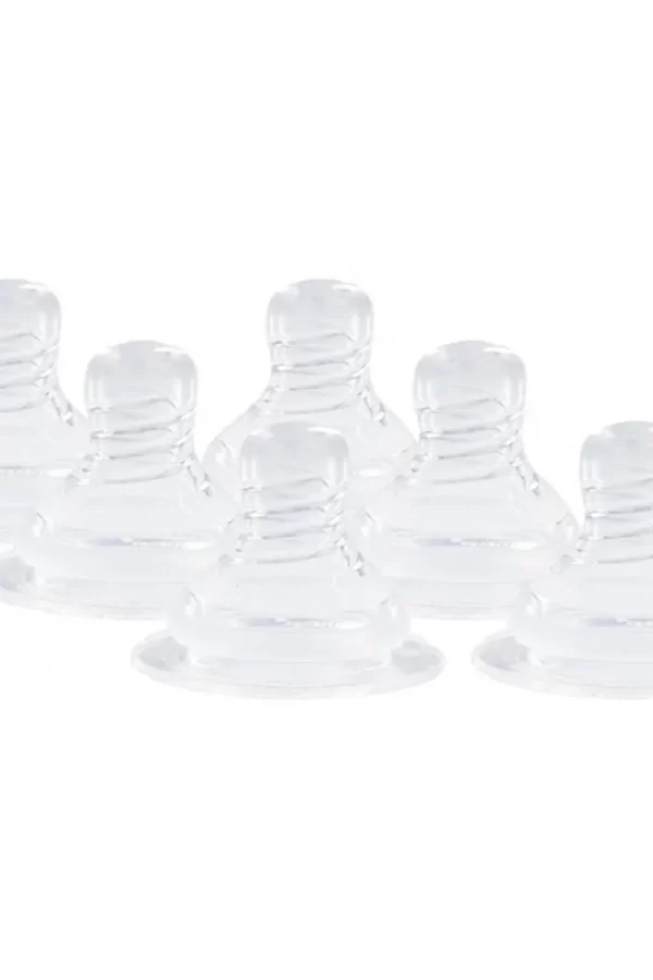 Mee Mee Anti-Colic Easy Flo Silicone Teat (Large, Pack Of 3)