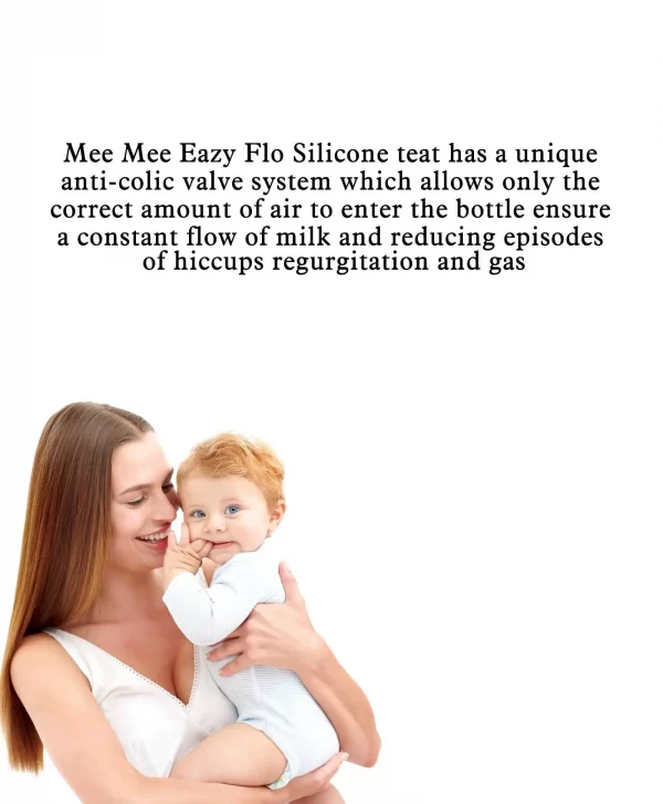 Mee Mee Anti-Colic Easy Flo Silicone Teat (Small) - Image 4