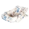 Mee Mee 5 In 1 Baby Cozy Carry Cot Cum Rocker (white printed) - Image 4
