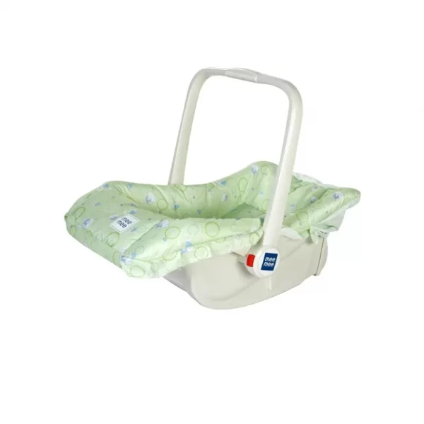 Mee Mee 5 In 1 Baby Cozy Carry Cot Cum Rocker (green printed) - Image 4