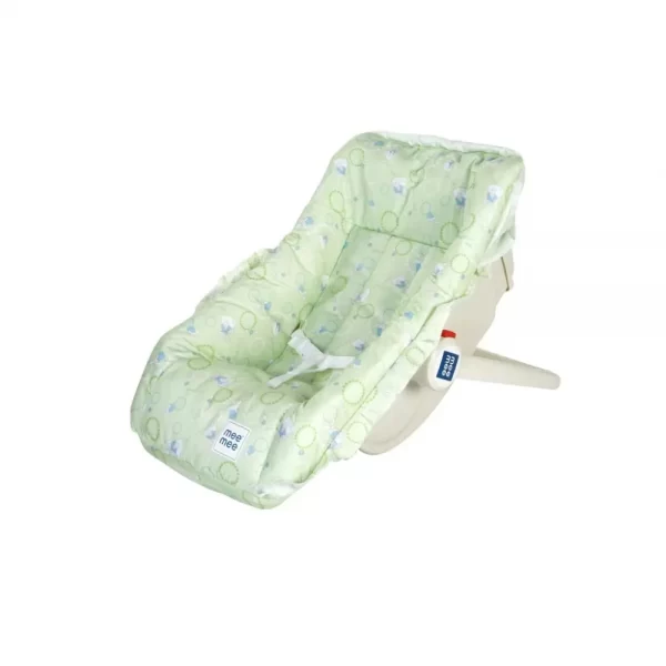 Mee Mee 5 In 1 Baby Cozy Carry Cot Cum Rocker (green printed) - Image 5