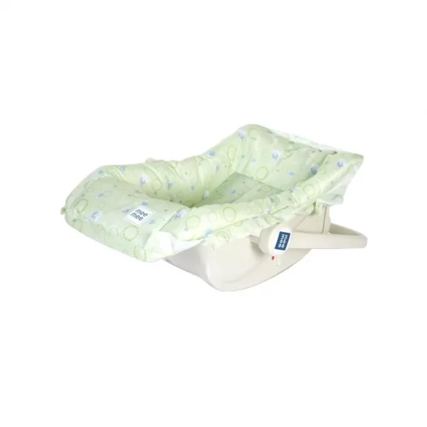 Mee Mee 5 In 1 Baby Cozy Carry Cot Cum Rocker (green printed) - Image 6