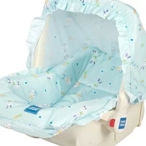 Mee Mee 5 In 1 Baby Cozy Carry Cot Cum Rocker (blue printed)