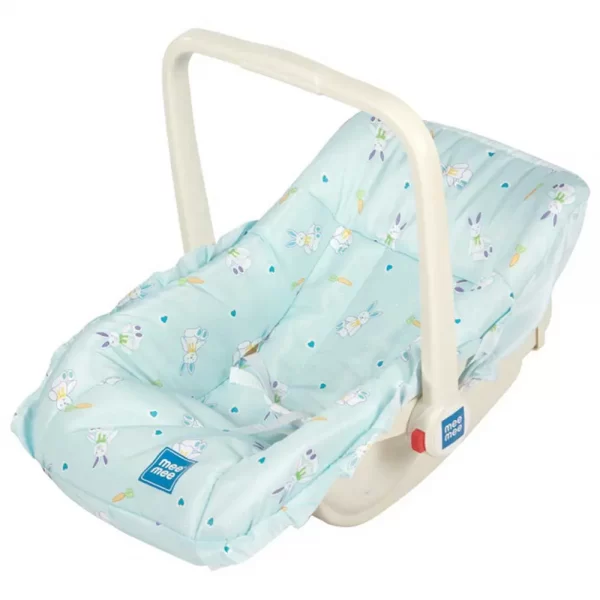Mee Mee 5 In 1 Baby Cozy Carry Cot Cum Rocker (blue printed) - Image 3
