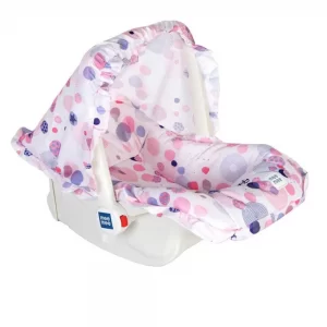 Mee Mee 5 In 1 Baby Cozy Carry Cot Cum Rocker (pink printed)