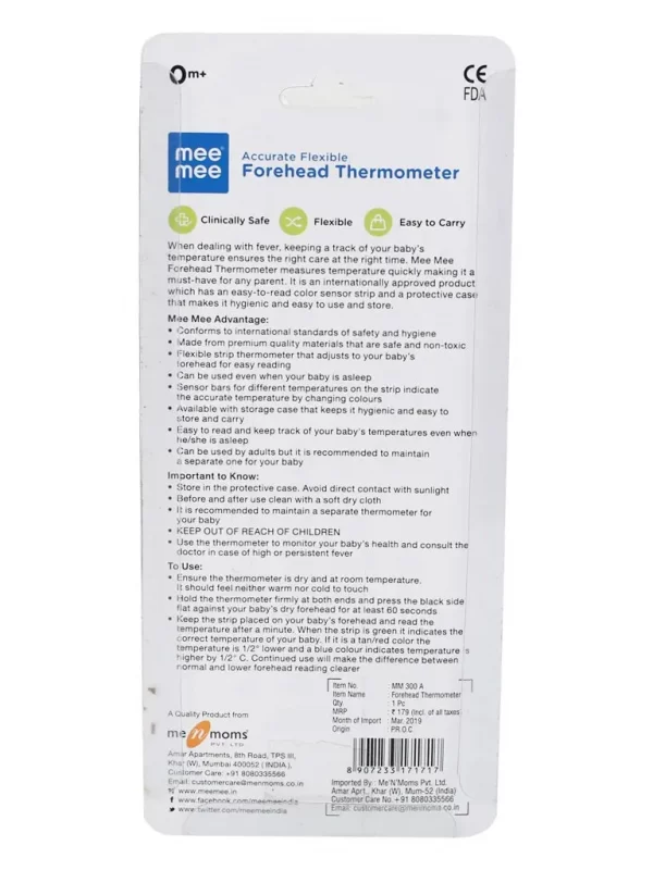 Mee Mee Accurate Forehead Thermometer - Image 5