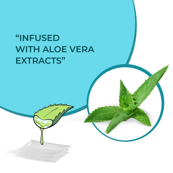 Mee Mee Caring Baby Wet Wipes With Aloe Vera (72 Pcs) - Image 4