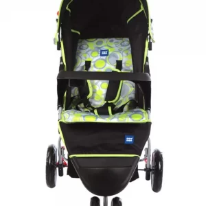 Mee Mee Easy To Push Baby Pram With Quick One-Hand Folding (green)