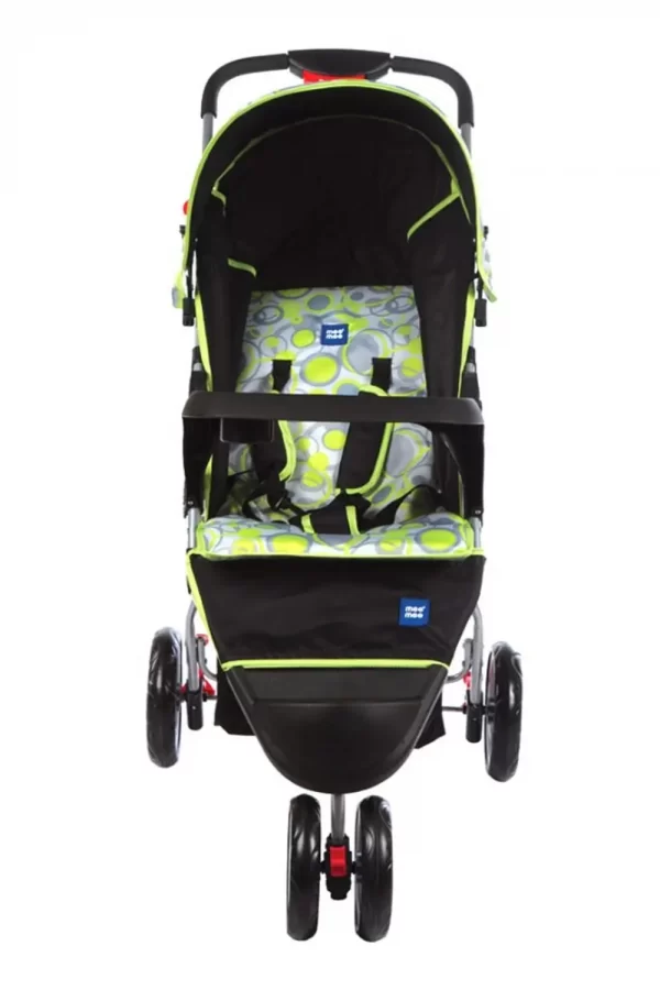 Mee Mee Easy To Push Baby Pram With Quick One-Hand Folding (green)