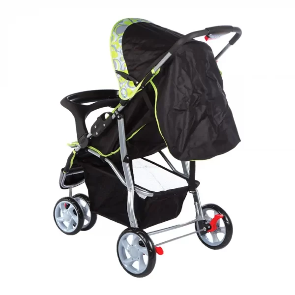 Mee Mee Easy To Push Baby Pram With Quick One-Hand Folding (green) - Image 4