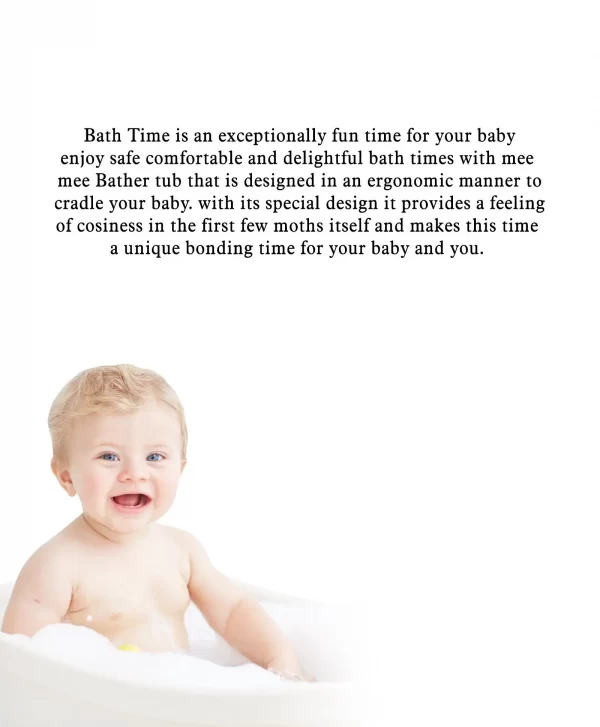 Pink Foldable And Spacious Baby Bath Tub - Image 2