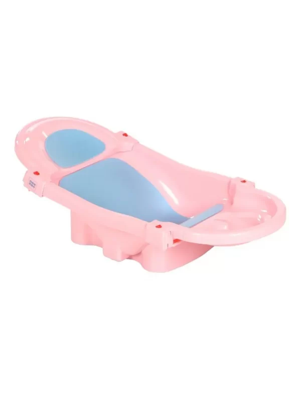 Pink Foldable And Spacious Baby Bath Tub - Image 3