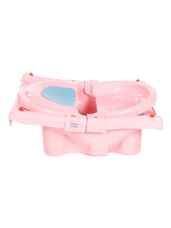 Pink Foldable And Spacious Baby Bath Tub - Image 7