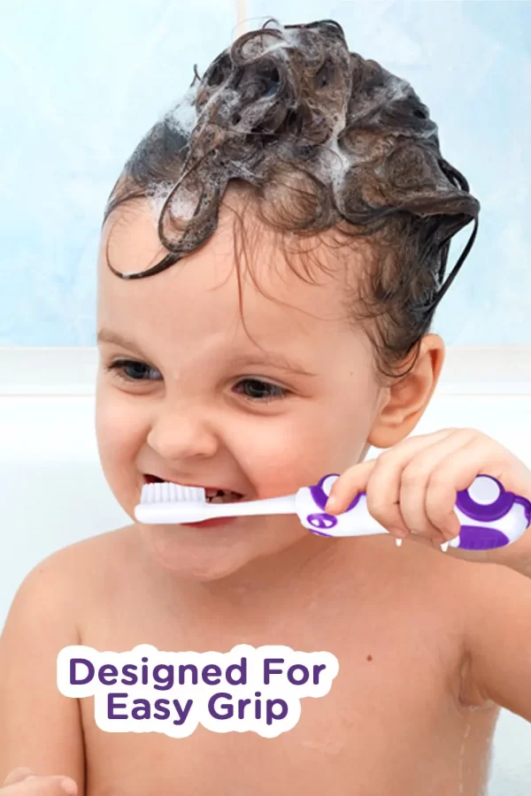 Mee Mee Foldable Infant To Toddler Toothbrush (Purple) - Image 4