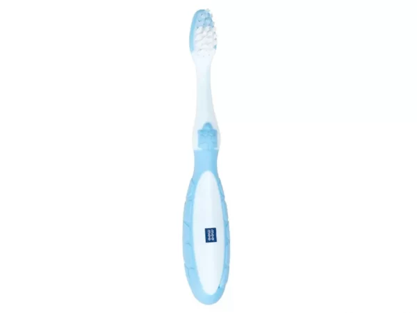 Mee Mee Easy Grip Baby Toothbrush (Blue, Pack Of 3) - Image 4