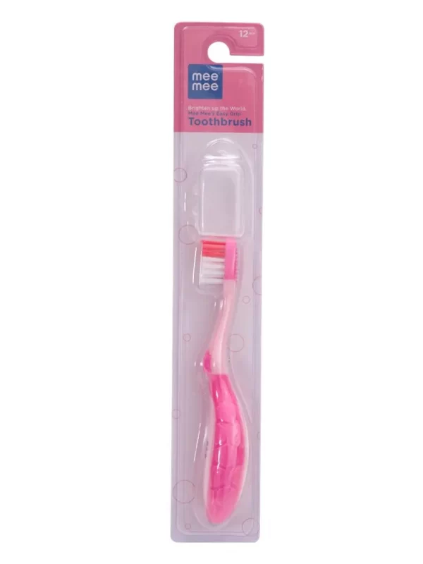 Mee Mee Easy Grip Baby Toothbrush (Pink, Pack Of 3) - Image 4