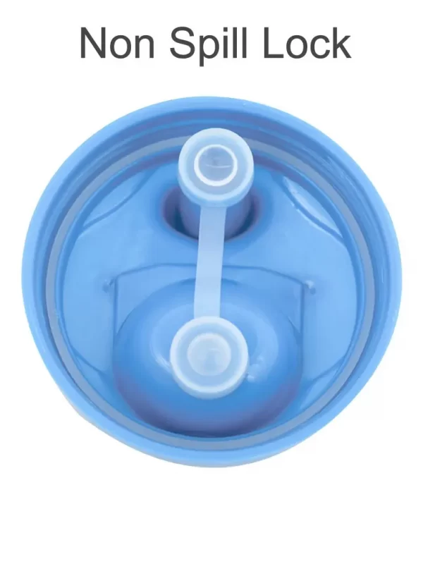 Mee Mee No-Spill Sipper Cup with Double Handle (Blue) - Image 3