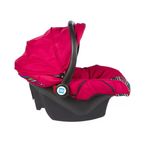 Mee Mee Baby Car Seat Cum Carry Cot With Thick Cushioned Seat (pink) - Image 2