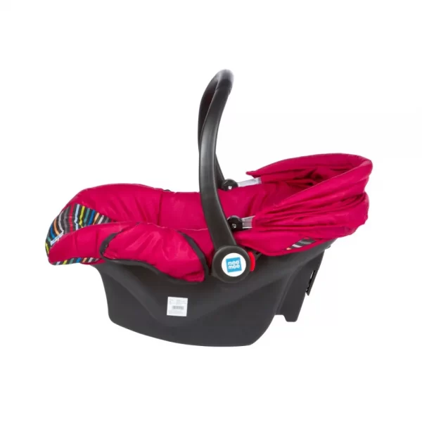 Mee Mee Baby Car Seat Cum Carry Cot With Thick Cushioned Seat (pink) - Image 3