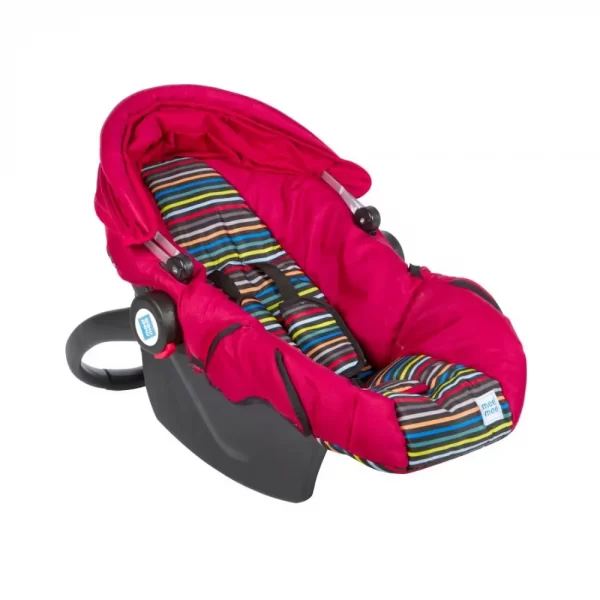 Mee Mee Baby Car Seat Cum Carry Cot With Thick Cushioned Seat (pink) - Image 4