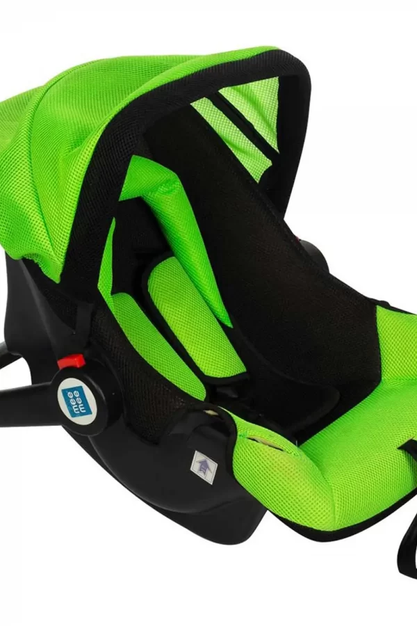Mee Mee Baby Car Seat Cum Carry Cot With Thick Cushioned Seat (green)