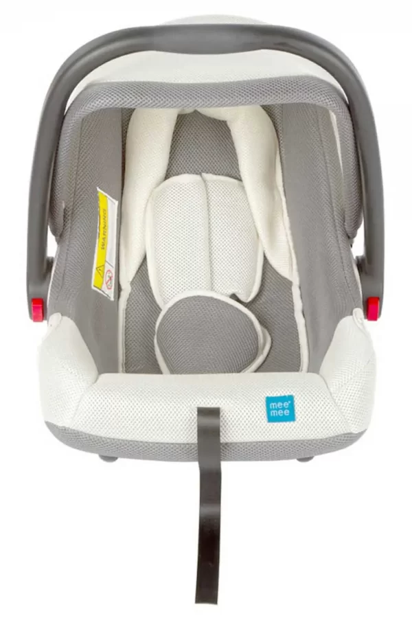 Mee Mee Baby Car Seat Cum Carry Cot With Thick Cushioned Seat (grey)
