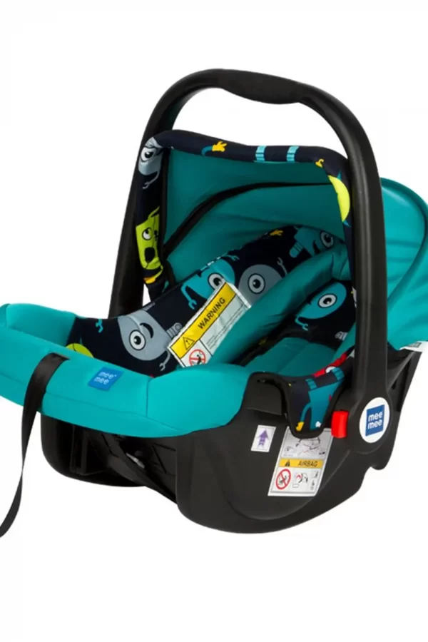Mee Mee Baby Car Seat Cum Carry Cot With Thick Cushioned Seat (dark green)
